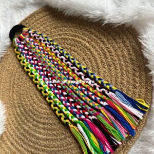 Colorful Boho Hair String for Navratri