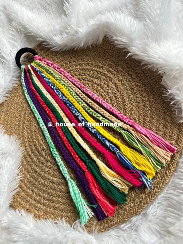 Handmade Colorful Braided Boho Hair String