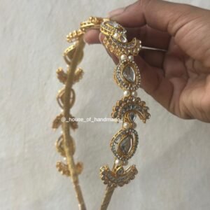 Royal Kundan Gold Bridal Headband