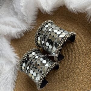 Handmade Mirror Work Navratri Handcuffs – Ethnic Jewellery