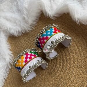 Handmade Colorful Navratri Handcuffs – Ethnic Festive Jewellery