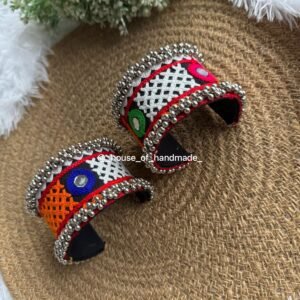 Mirror Work Embroidered Handcuffs – Ethnic Accessories