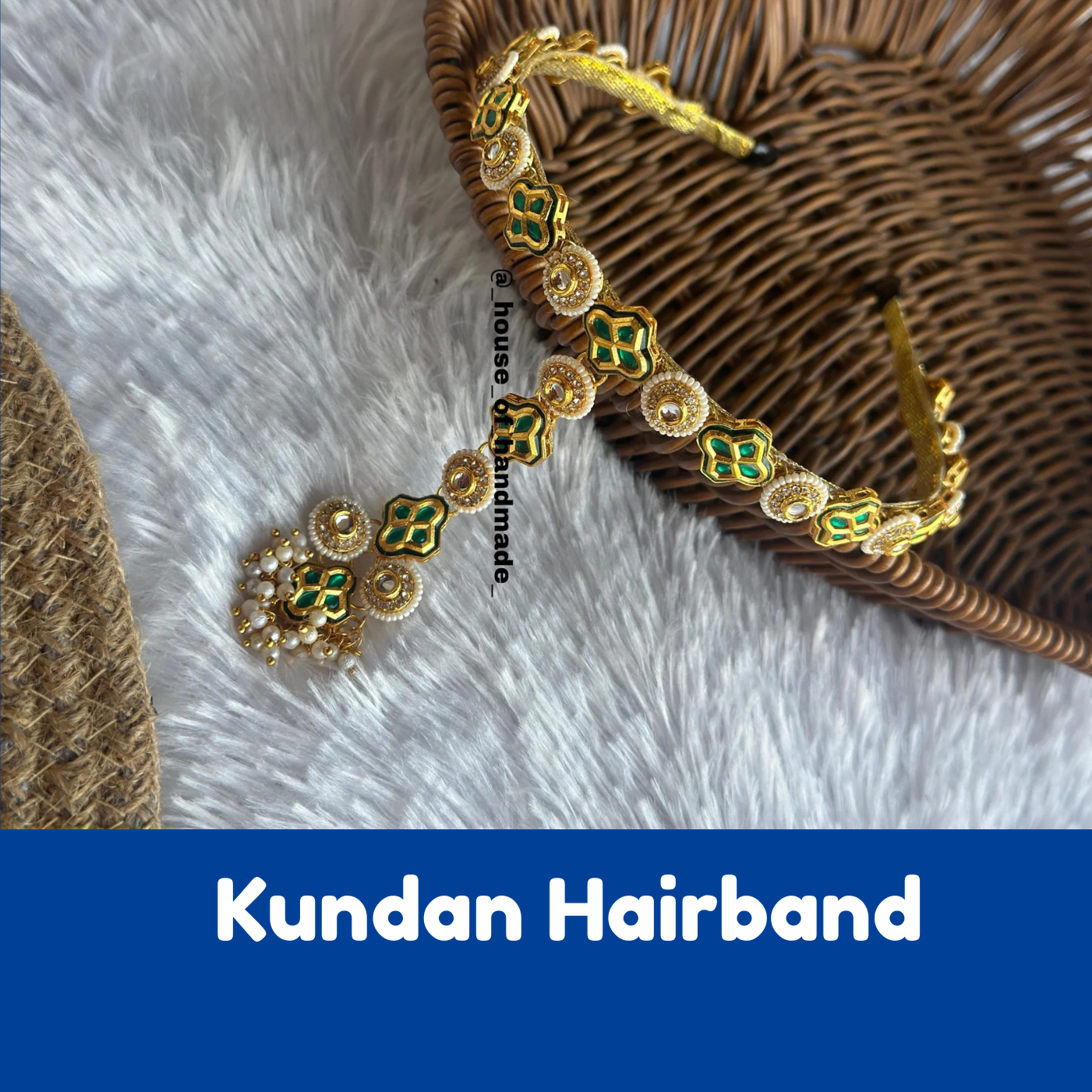 Kundan Hairband 2 Home