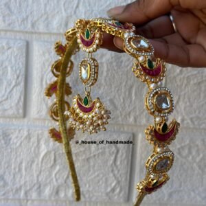 Royal Handmade Kundan Hairband