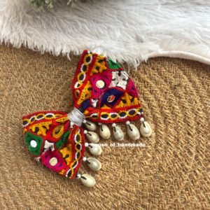 Navratri bow with real shell