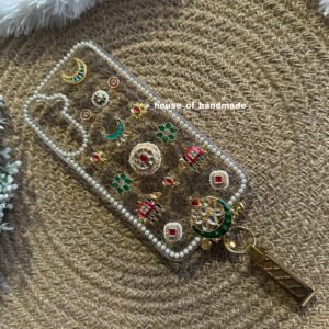 Light weight kundan case with juda