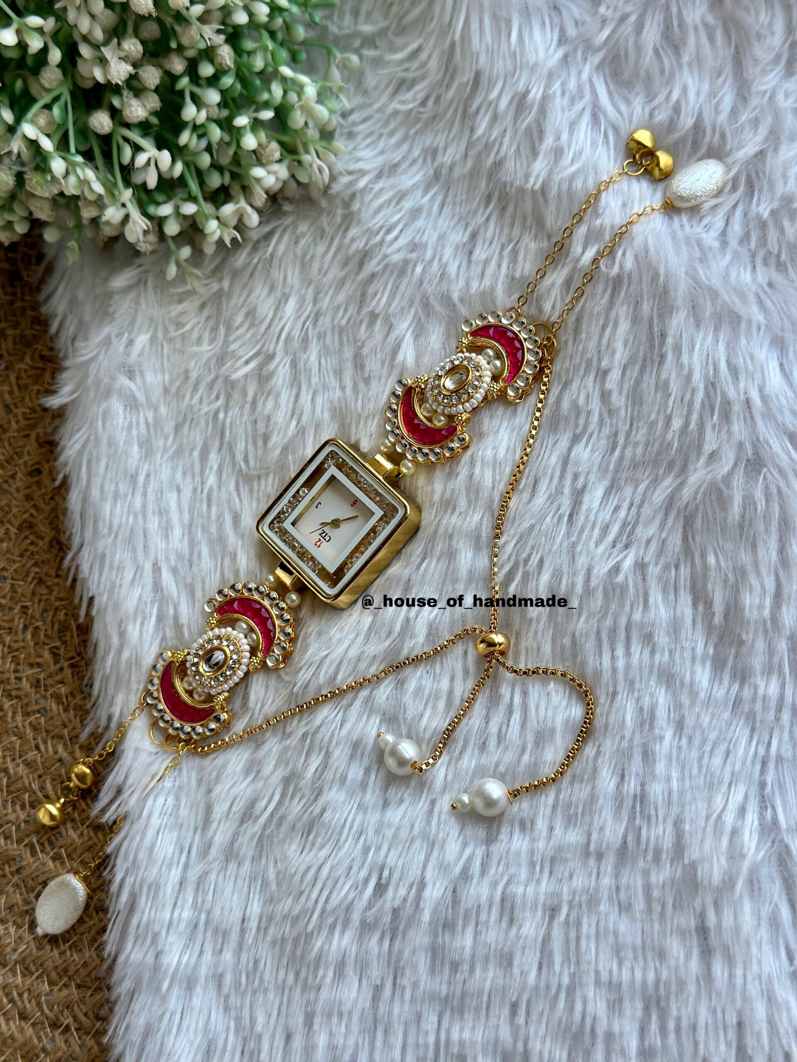 C443C94F 0588 4402 ADFB 34966B71F57A scaled Pink moon Kashmiri watch with hanging Pink moon Kashmiri watch with hanging