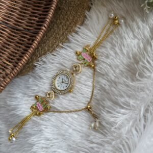 Pastel  Kashmiri ghadi with hanging